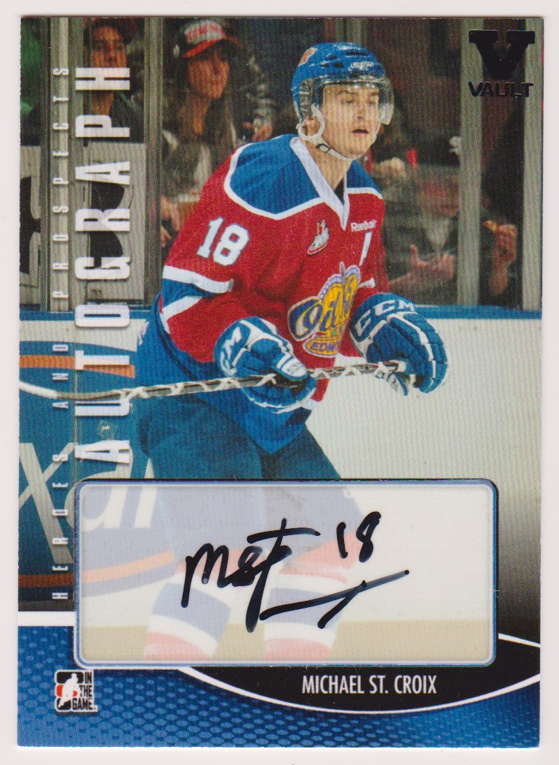(image for) 2012-13 ITG Heroes and Prospects Autographs #AMST M. St. Croix